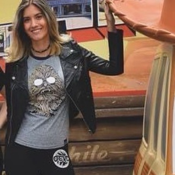 Star Wars Chewbacca in Sunglasses Baseball Tee - Picture 5 of 5